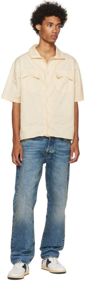 Rhude White  Navy Rhecess Low Sneakers - Picture 4