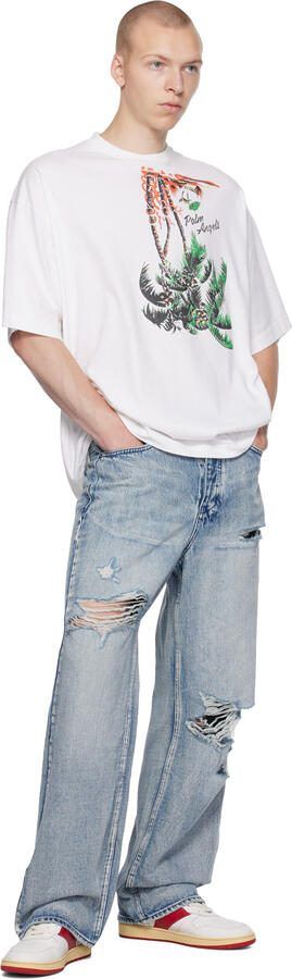 Rhude White  Red Rhecess Low Sneakers - Picture 4
