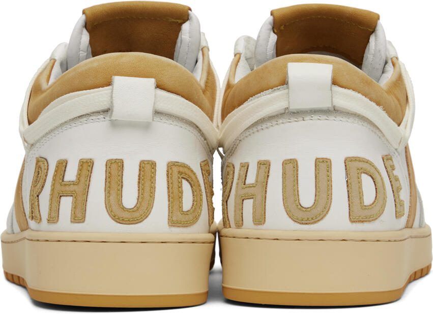 Rhude SSENSE Exclusive White  Black Rhecess Low Sneakers - Picture 2