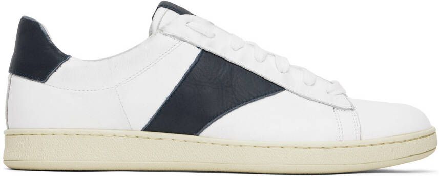 Rhude SSENSE Exclusive Black  White Court Sneakers - Picture 2