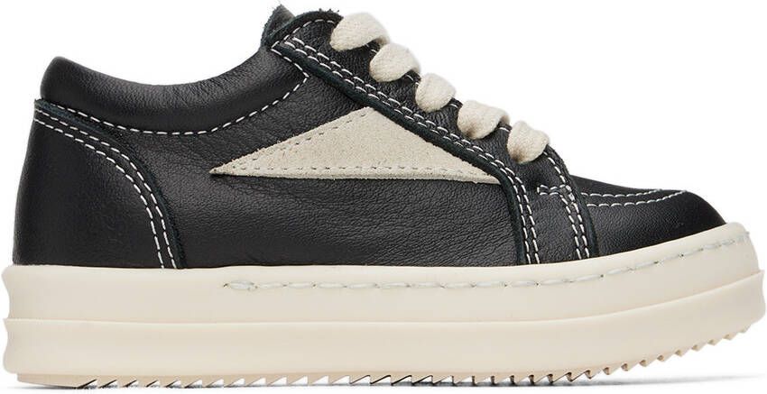Rick Owens Baby Black  Off-White Vintage Sneakers