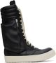 Rick Owens Green Leather High Sneakers - Thumbnail 1