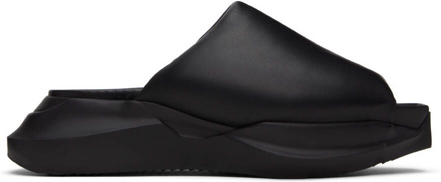 Rick Owens Black Geth Slides - Picture 5
