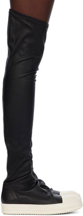 Rick Owens Black Stocking Sneakers - Picture 5
