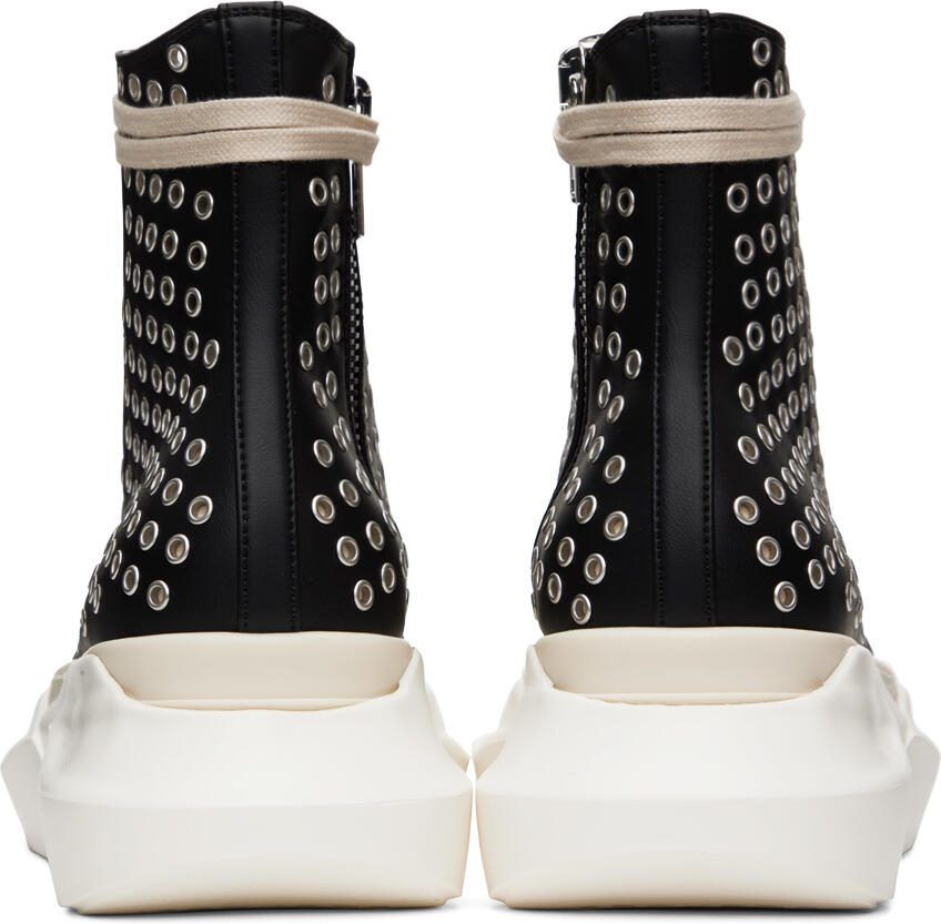 Rick Owens DRKSHDW Black Abstract Sneakers