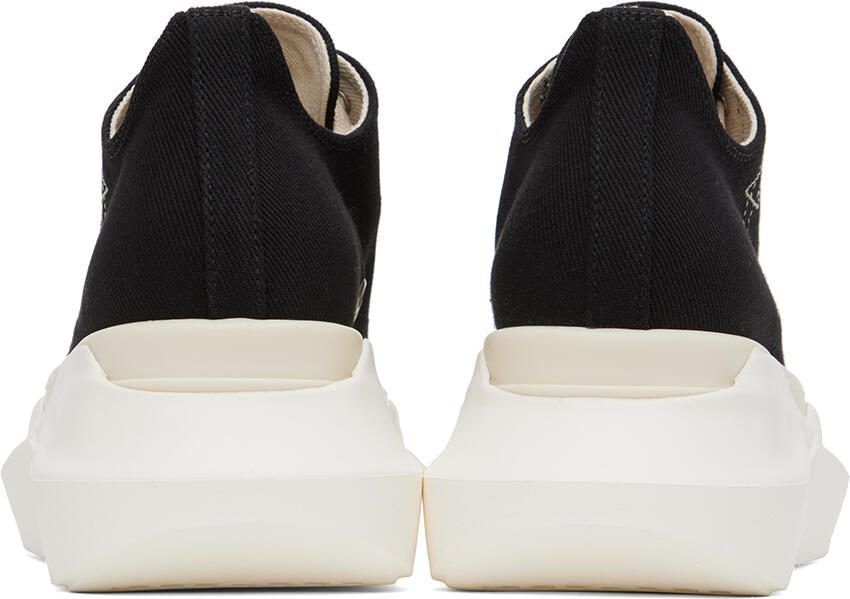 Rick Owens DRKSHDW Black  White Abstract Low Sneakers
