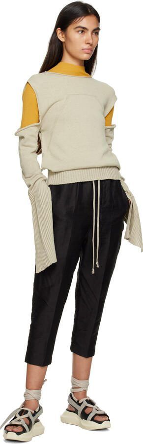 Rick Owens Black  Off-White Geth Sandals - Picture 4