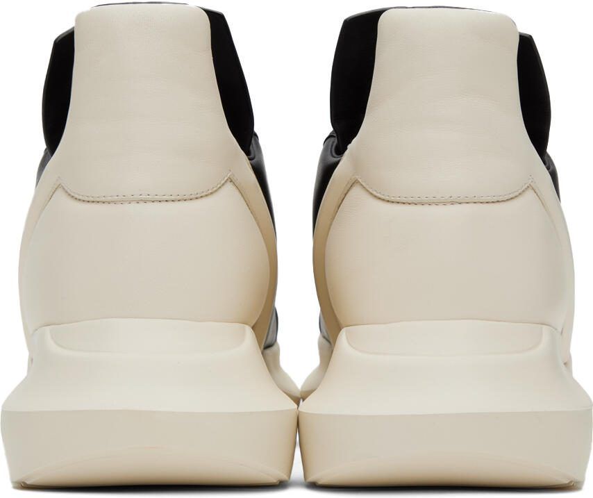 Rick Owens Black  Off-White Geth Sneakers - Picture 3