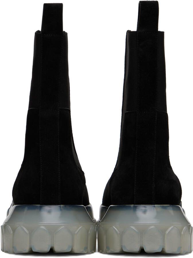 Rick Owens Black Beatle Bozo Tractor Boots - Picture 3