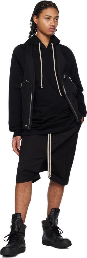 Rick Owens Black Geobasket Sneakers - Picture 4
