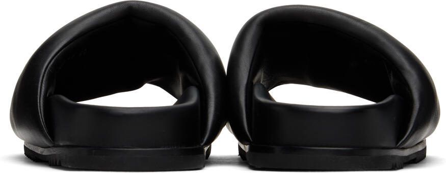 Rick Owens Black Granola Slides