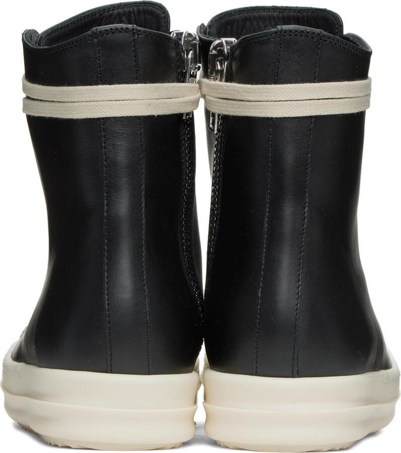 Rick Owens Brown High Sneakers