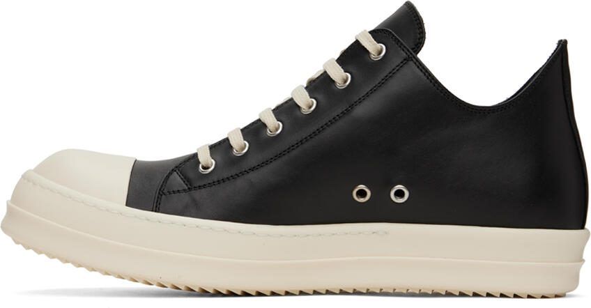 Rick Owens Black Low Sneakers - Picture 3