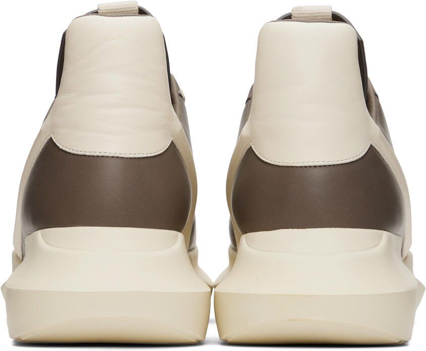 Rick Owens Gray  Off-White Geth Sneakers