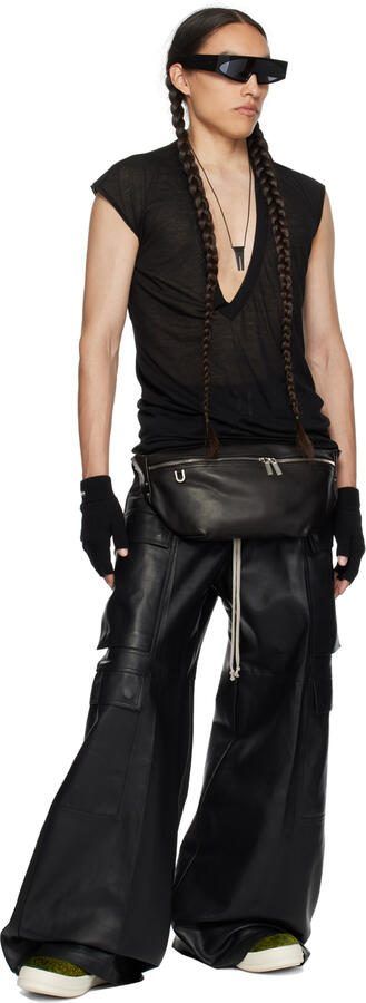 Rick Owens Green Geobasket Sneakers - Picture 4
