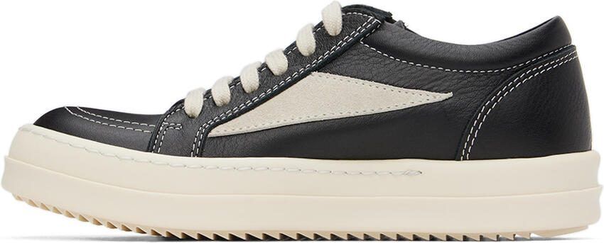 Rick Owens Kids Black  Off-White Vintage Sneakers - Picture 3