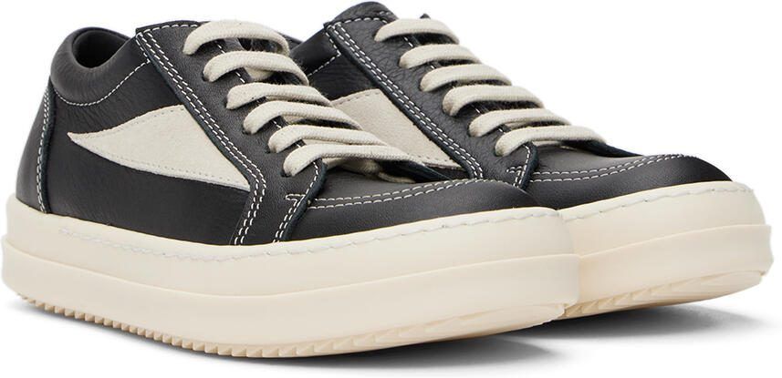 Rick Owens Kids Black  Off-White Vintage Sneakers - Picture 2