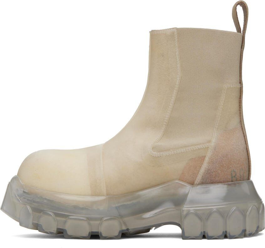 Rick Owens Off-White Beatle Bozo Tractor Boots - Picture 2