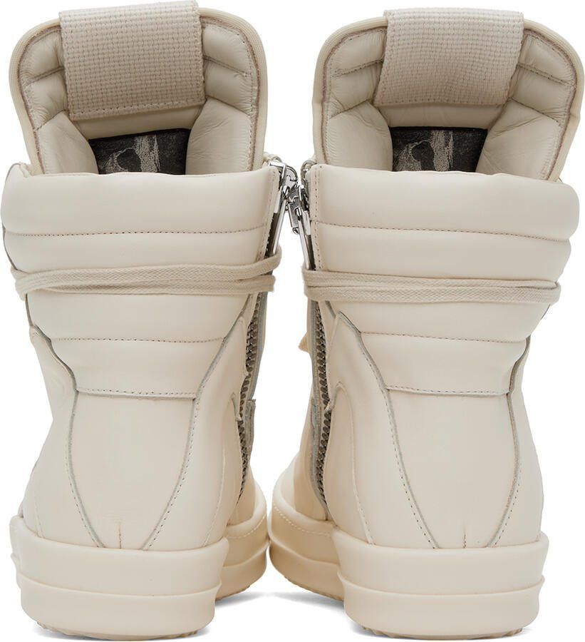 Rick Owens Off-White Geobasket Sneakers