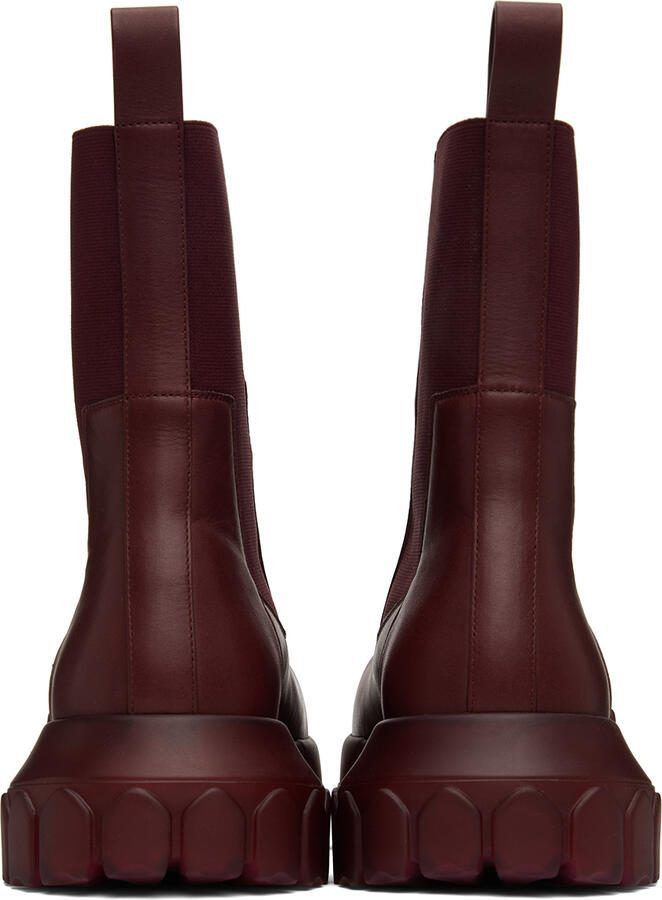 Rick Owens Pink Edfu Beatle Bozo Tractor Chelsea Boots - Picture 3