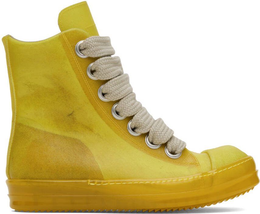 Rick Owens Black  Off-White Geth Sneakers - Picture 4