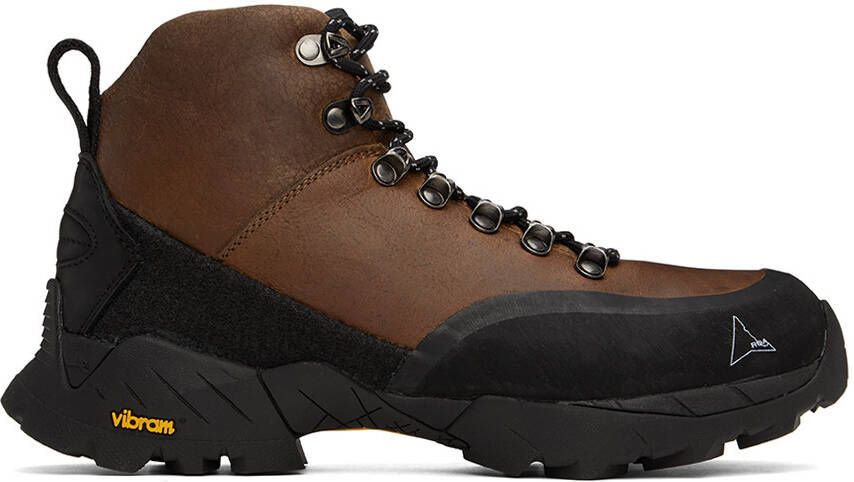 ROA Brown  Black Andreas Boots