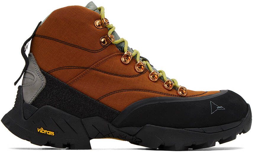 ROA Orange  Black Andreas Strap Boots - Picture 5