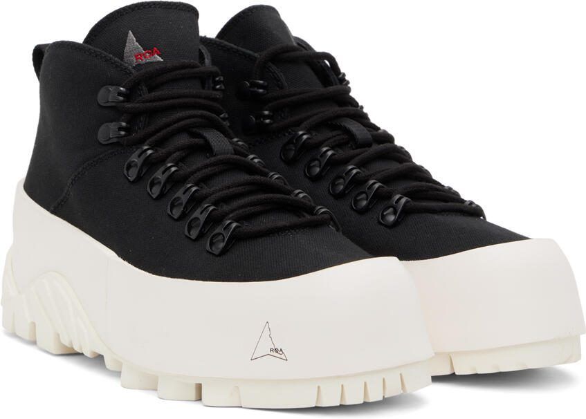 ROA Black CVO Lace-Up Boots - Picture 2