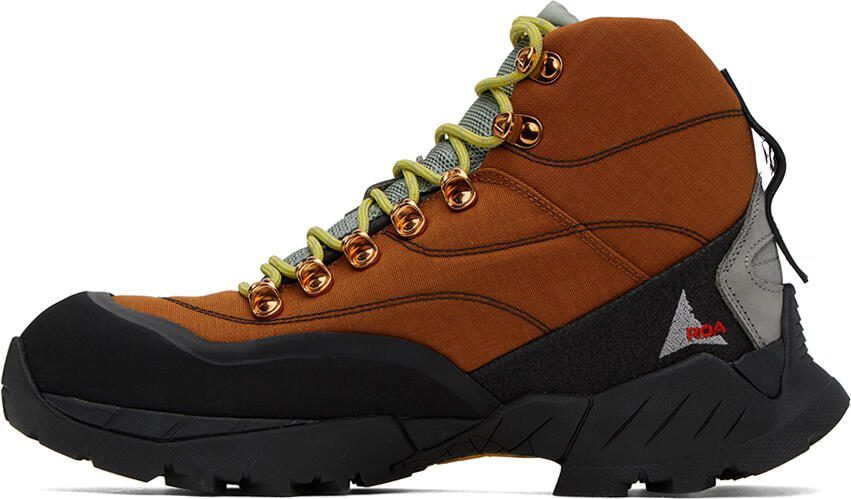 ROA Orange  Black Andreas Strap Boots - Picture 3