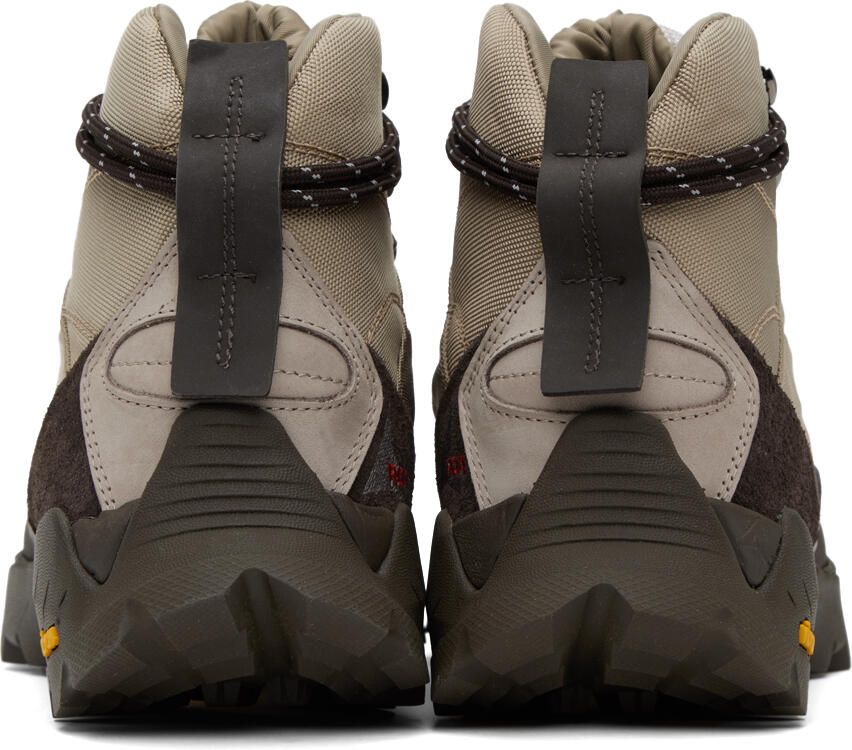 ROA Taupe  Brown Andreas Strap Boots