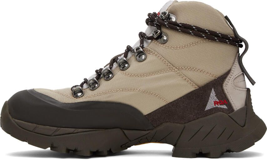 ROA Taupe  Brown Andreas Strap Boots - Picture 4