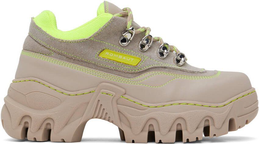 Rombaut Beige Boccaccio II Asfalto Sneakers - Picture 5