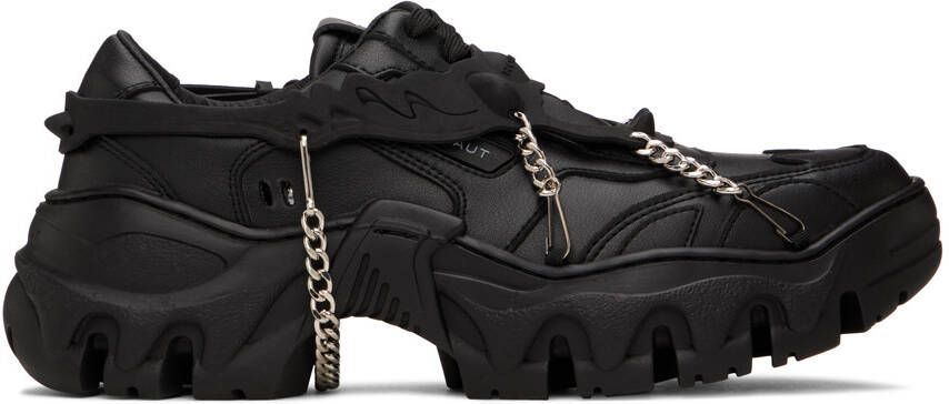 Rombaut Black  White Boccaccio II Harness Sneakers - Picture 5