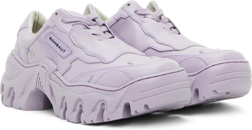 Rombaut Purple Boccaccio II Apple Leather Sneakers - Picture 2