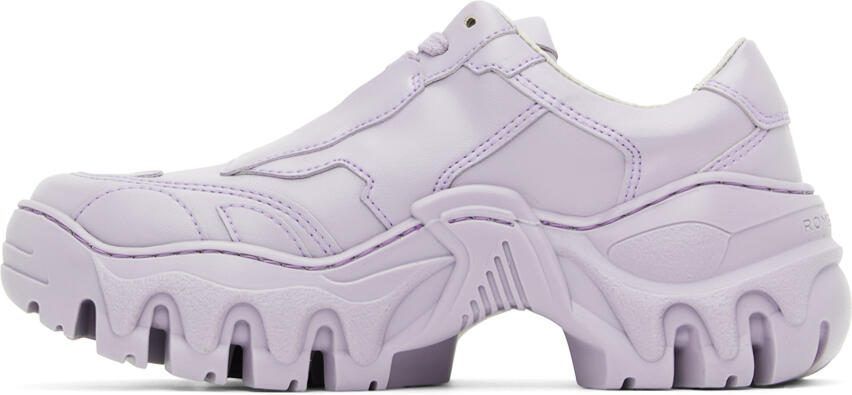 Rombaut Purple Boccaccio II Apple Leather Sneakers - Picture 3