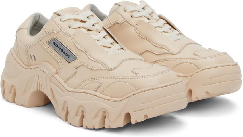 Rombaut SSENSE Exclusive Beige Boccaccio II Sneakers - Picture 2