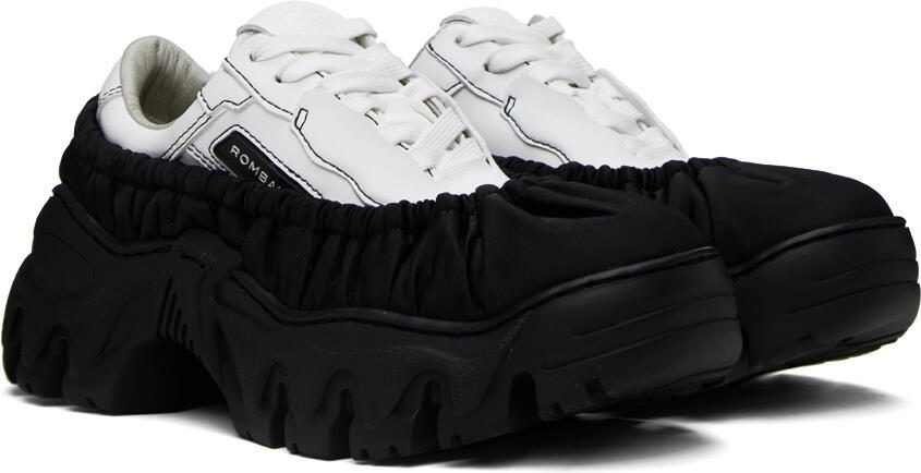 Rombaut SSENSE Exclusive Black  White Boccaccio II Future Sneakers - Picture 3