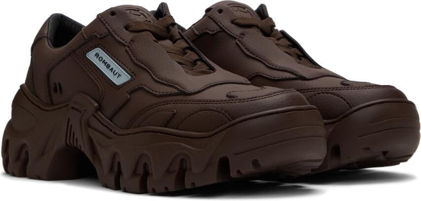 Rombaut SSENSE Exclusive Brown Boccaccio II Sneakers - Picture 3