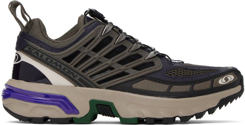 Salomon Black  Gray ACS Pro Advanced Sneakers - Picture 5