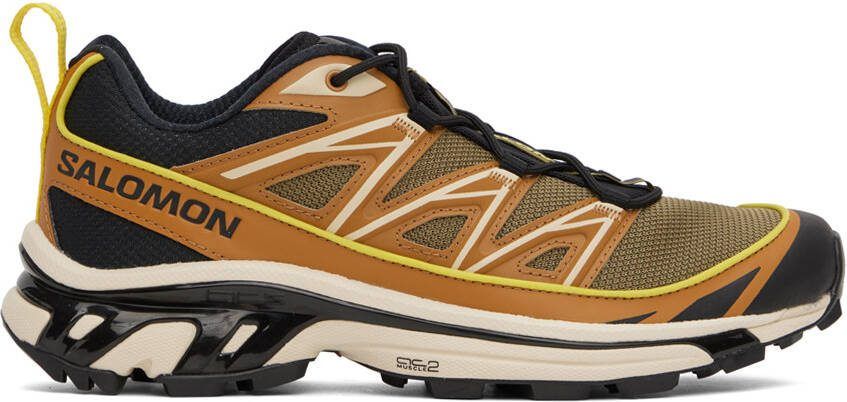 Salomon Brown  Khaki XT-6 Expanse Sneakers - Picture 5