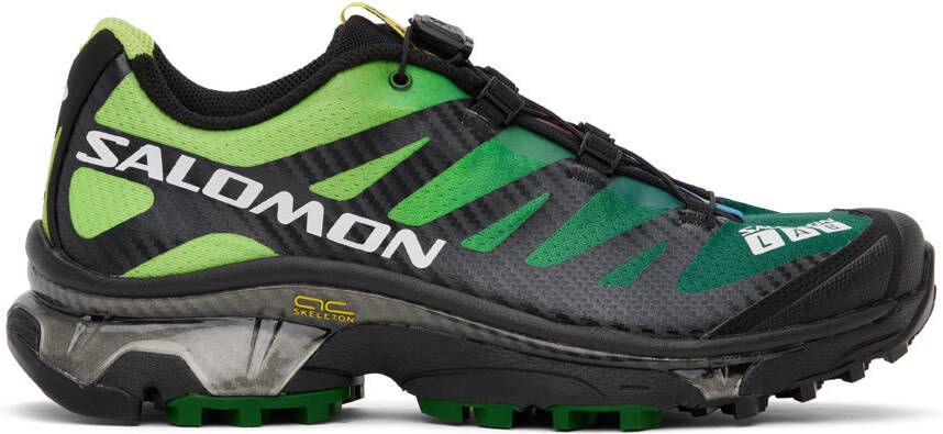 Salomon Green  Black XT-4 OG Sneakers - Picture 5