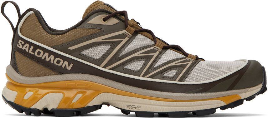 Salomon Beige  Khaki XT-6 Expanse Sneakers - Picture 4