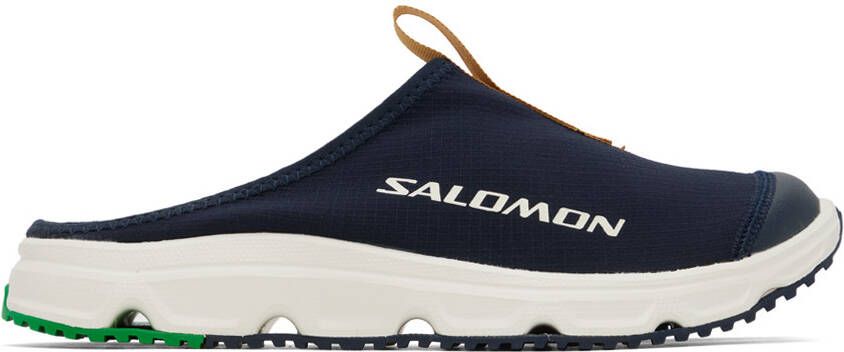 Salomon Navy  Tan RX 3.0 Slides - Picture 5