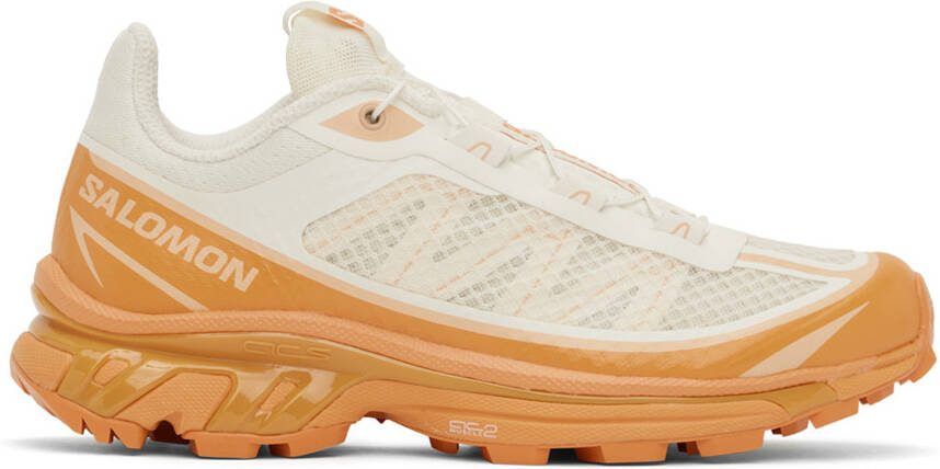 Salomon Orange  Off-White XT-6 FT Sneakers - Picture 4