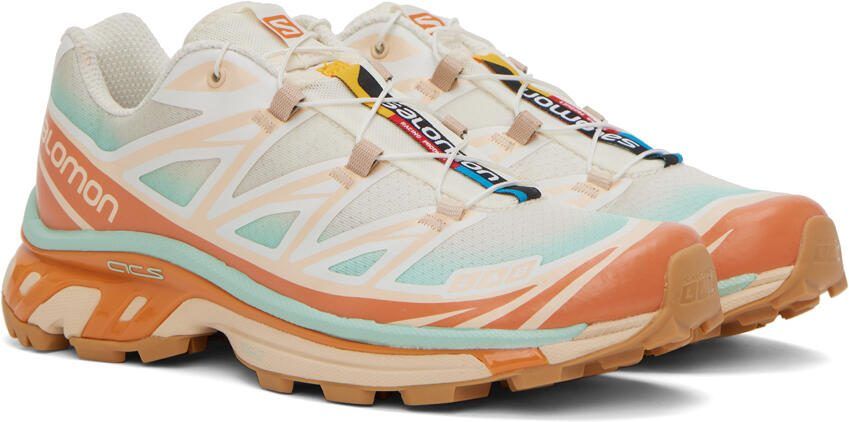 Salomon Off-White  Orange XT-6 Skyline Low-Top Sneakers - Picture 2