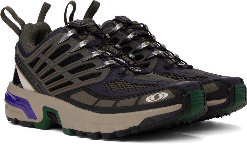 Salomon Black  Gray ACS Pro Advanced Sneakers - Picture 2