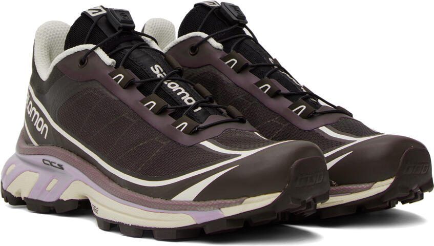 Salomon Black  Purple XT-6 FT Sneakers - Picture 2