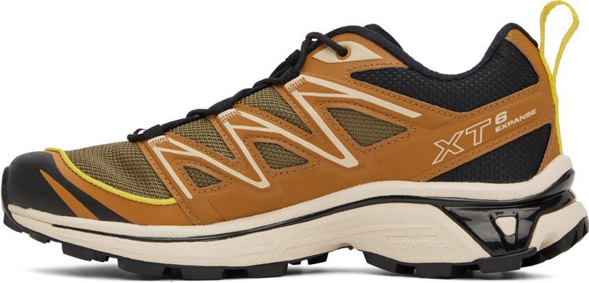 Salomon Brown  Khaki XT-6 Expanse Sneakers - Picture 3