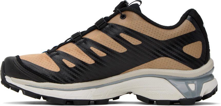 Salomon Black  Beige XT-4 Sneakers - Picture 3