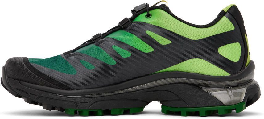 Salomon Green  Black XT-4 OG Sneakers - Picture 3